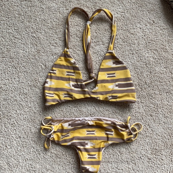 Rare ACACIA Swimwear Choctaw Bikini Bottoms - L - Picture 3 of 4